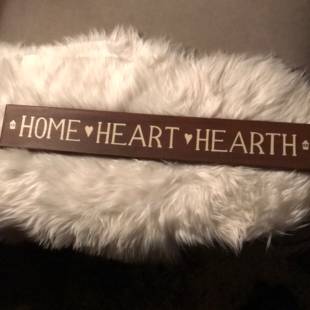 Wooden sign
